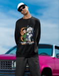 Hunter x Hunter – Fire and Lightning Sweatshirt Mock up 1