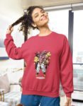 Dragon Ball Z – Handrawn Majin Buu Sweatshirt Female Mock up 2 (1)