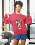 Dragon Ball Z – Handrawn Majin Buu Sweatshirt Female Mock up 2 (1)