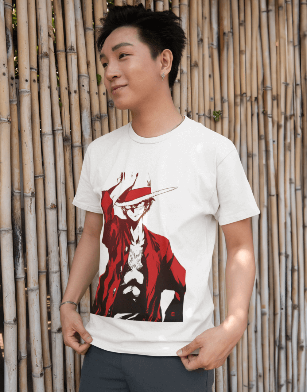 One Piece - Determined Luffy Mock up 3