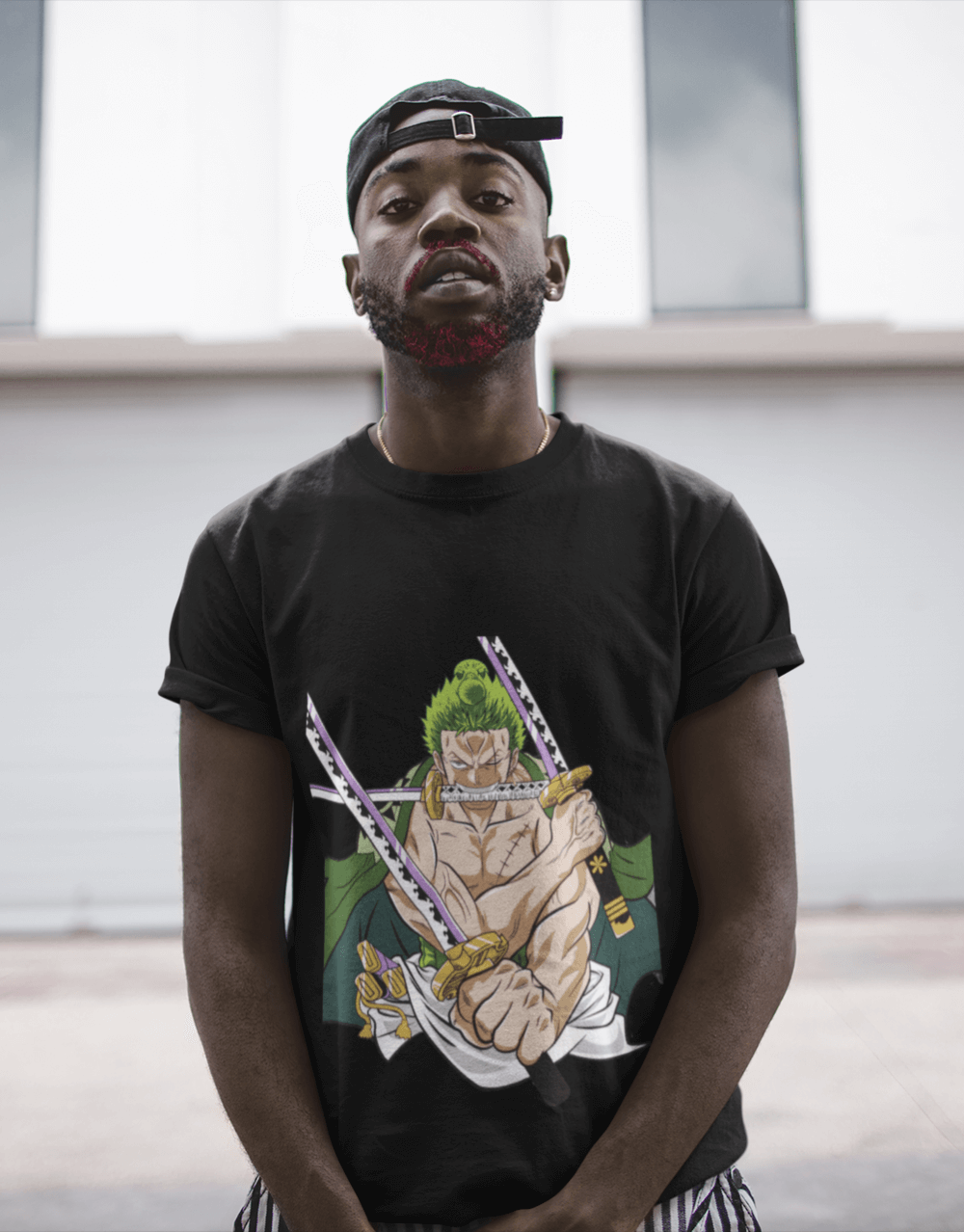 One Piece - Wano Zoro Version Black Mock up 1