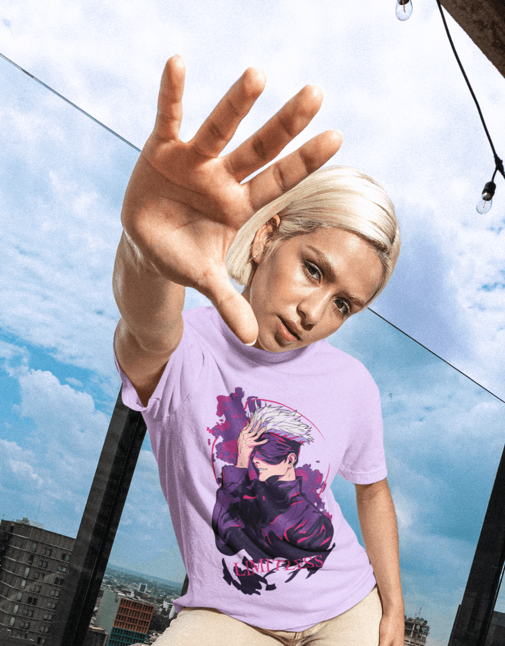 Jujutsu Kaisen - SATORU GOJO Limitless Female Mock up 2 (1)