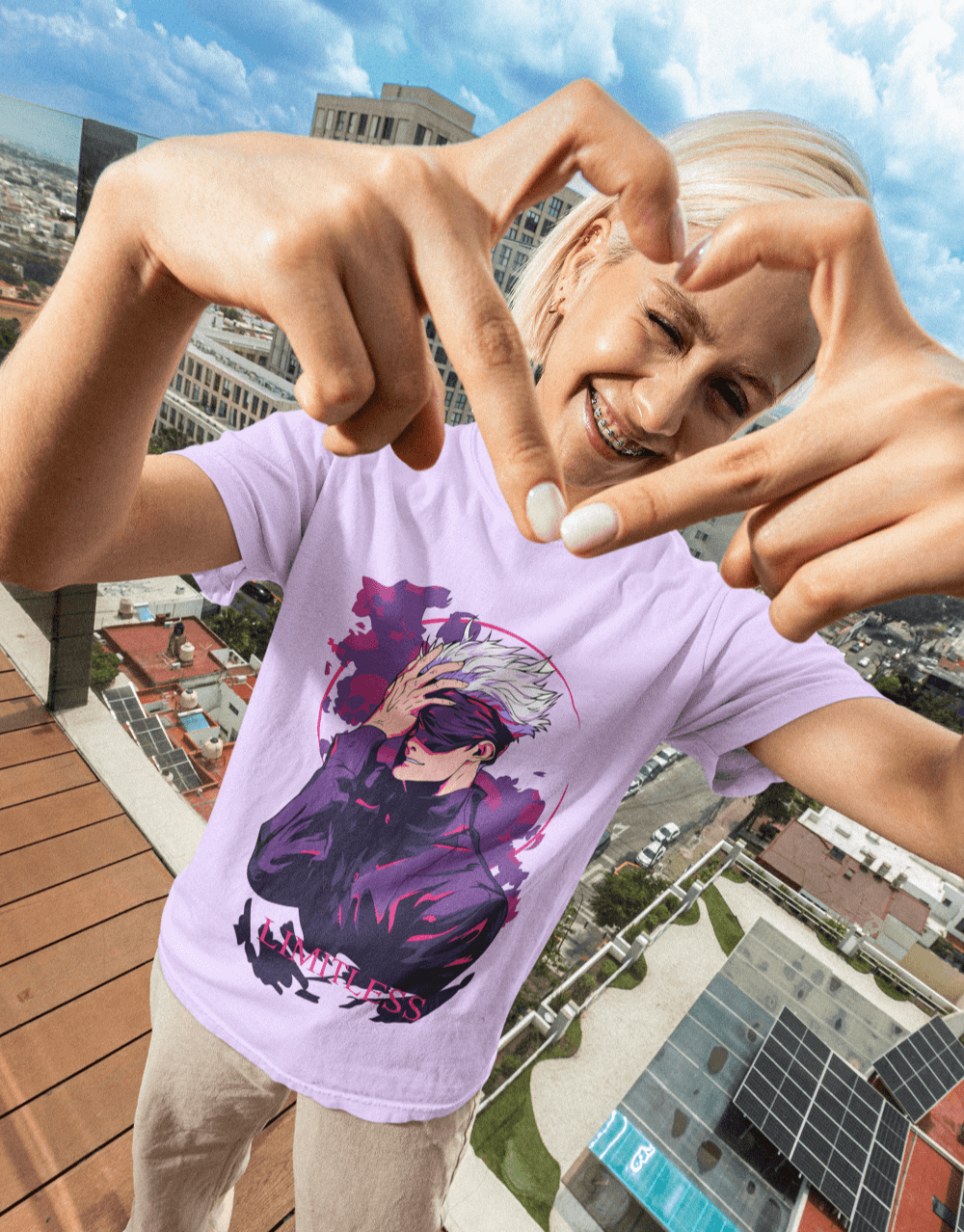 Jujutsu Kaisen - SATORU GOJO Limitless Female Mock up 3 (1)