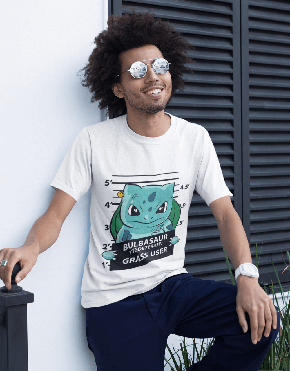 Pokemon - Mug Shot Bulbasaur Mock up 3