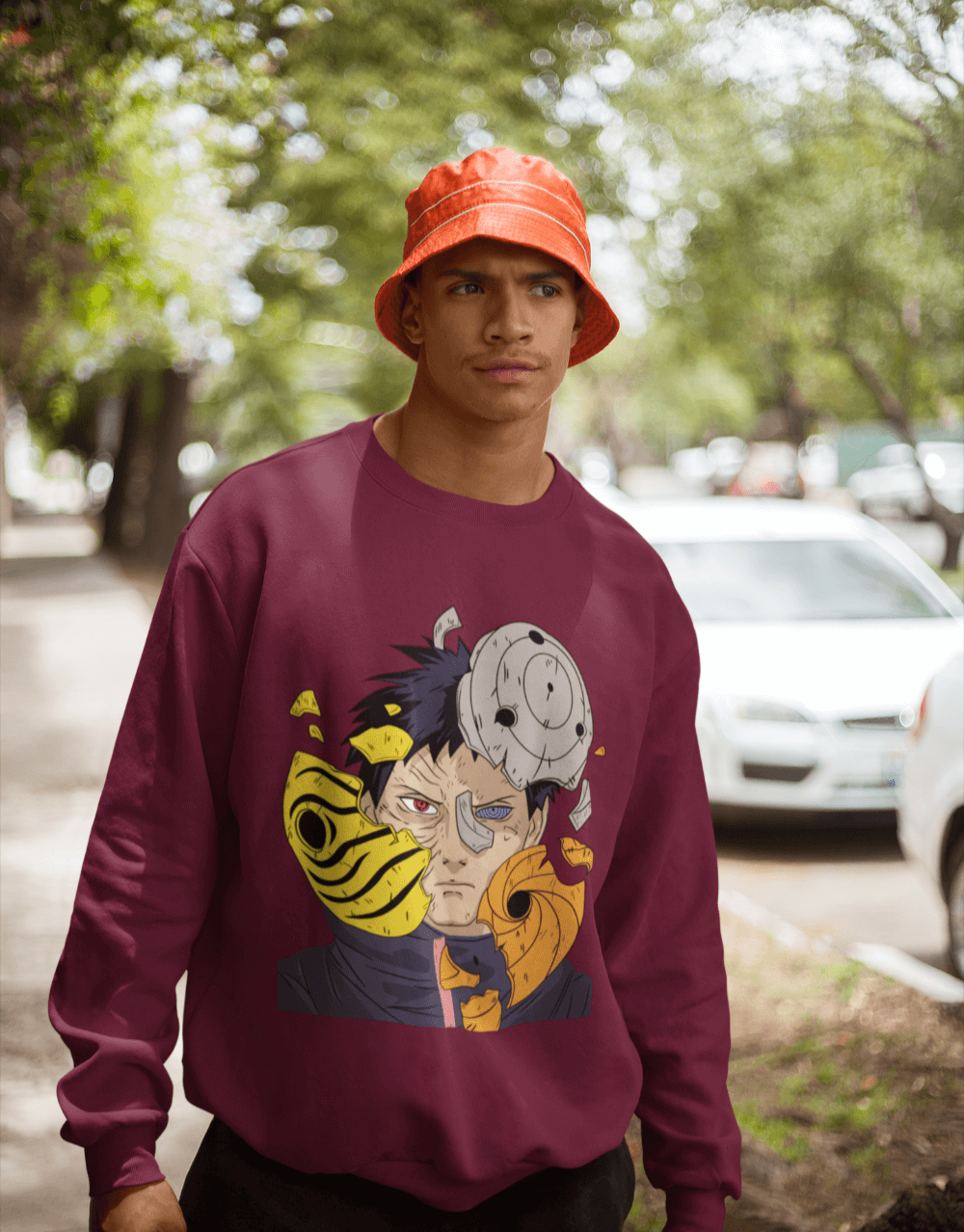 Naruto - Obito Weight of a mask Sweatshirt Mock up 1 (1)