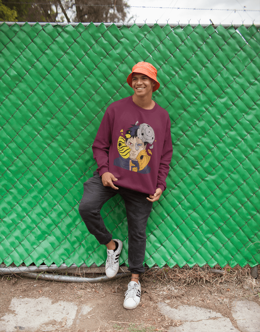 Naruto - Obito Weight of a mask Sweatshirt Mock up 3 (1)